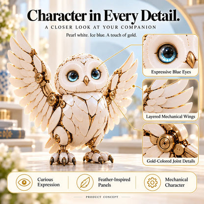 🦉 2-in-1 Transforming Mechanical Owl Egg – A Surprise to Unfold, a Companion to Display