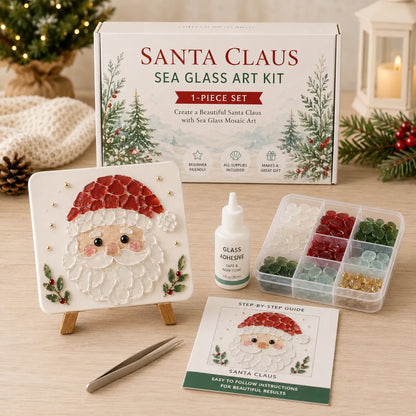 🎅🔥Christmas Pre-sale 49% OFF - 🎄 Create your own magical christmas sea glass art 🦌✨