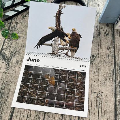 Jackie & Shadow 2027 Bald Eagle Wall Calendar