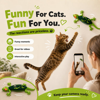 Gecko Rush Remote Control Wall Climbing Lizard Toy — Ceiling & Floor Crawler