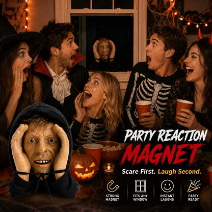 👀 'Stranger' Peeper – Creepy Halloween Window & Doorway Prank Decoration 🎃