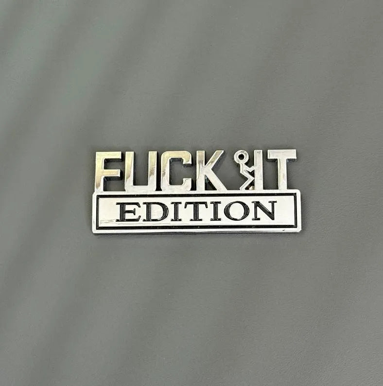 🔥🔥FVCK IT Edition Emblem