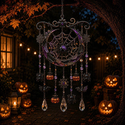 Halloween-Themed Crystal Wind Chime
