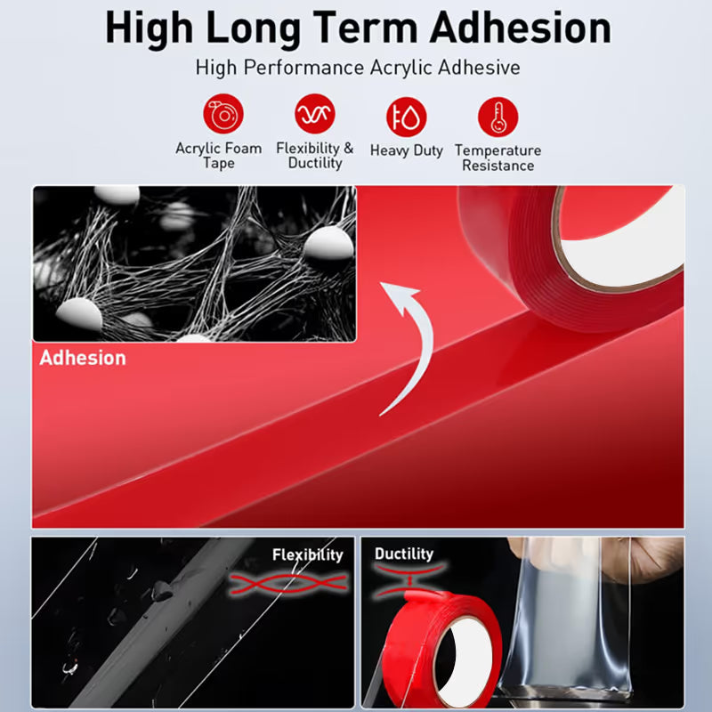 ✨🔧2025 Super Strength Double Sided Tape for Automotive and Home Renovation
