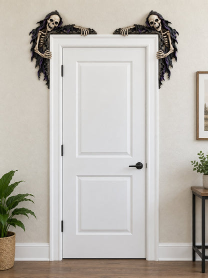⏰LAST DAY 50% OFF💀 Spooky Reaper Door Frame Corner Decor