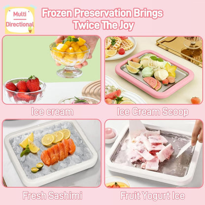 No-Electricity Rolled Ice Cream Maker – DIY Frozen Treat Tray