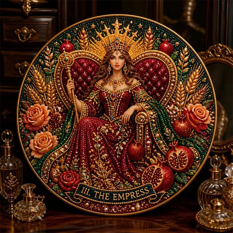 🔥 LAST DAY 49% OFF – 🔮 Premium 5D Diamond 12 Major Arcana Tarot Art Kit | Luxury Flocked Canvas with Scratch-Resistant Non-Fading Diamond Beads DIY Handmade Spiritual Decor 🌙💎✨