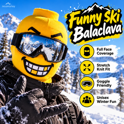 🎭 Funny Printed Ski Balaclava | Full-Face Winter Mask