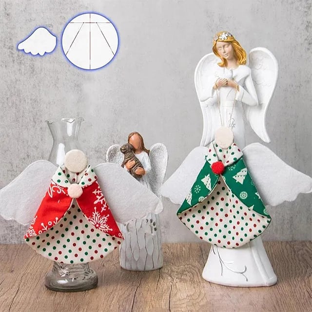 💥🏆Guardian Angel Christmas Ornaments Template -With Instructions