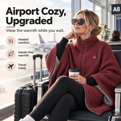 🧣Wearable Heated Blanket – Cozy Hands-Free Warmth☀️