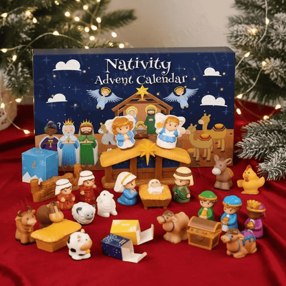 🎄🏆Christmas Hot Sale 50% Off - 2026 Nativity Advent Calendar (25pcs) 💯NONTOXIC & ODORLESS