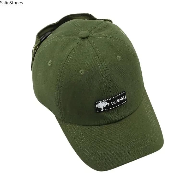 🧢🕶Men's Korean-Style Pilot Baseball Cap - 100% Cotton