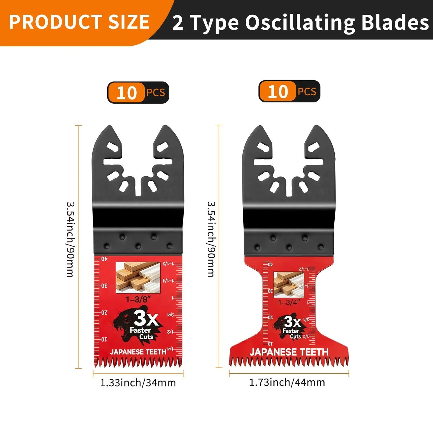 Professional Japanese Teeth Oscillating Multi-Tool Blades 🪚