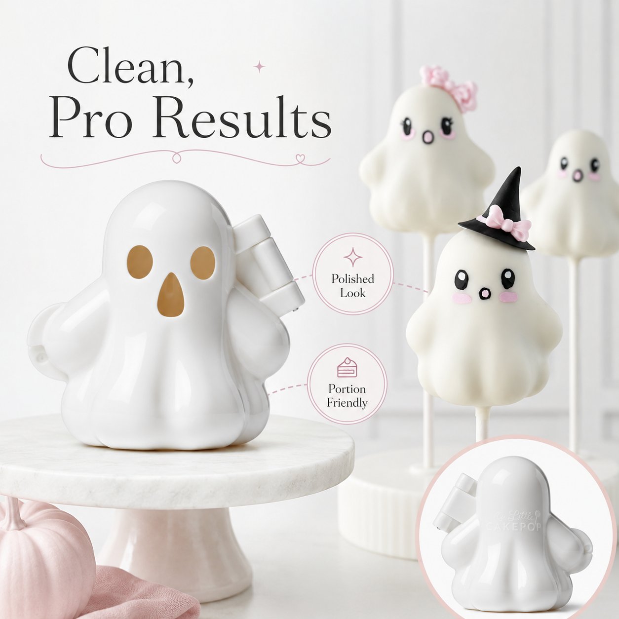 👻 Ghost Cake Pop Mold | Reusable Food-Safe Mold for Cute Spooky Treats, Parties & Creative Baking 🎃✨