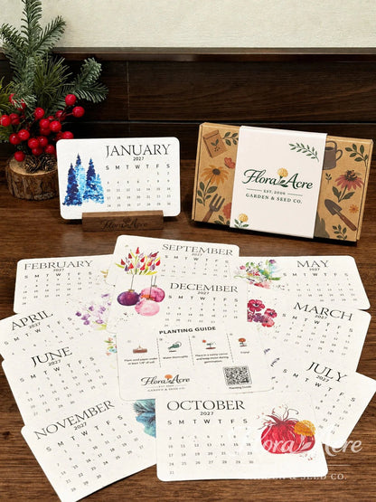 🌱Eco-Friendly Plantable “Timeless” Seed Calendar 2027 ✨ Plan • Plant • Grow • Enjoy