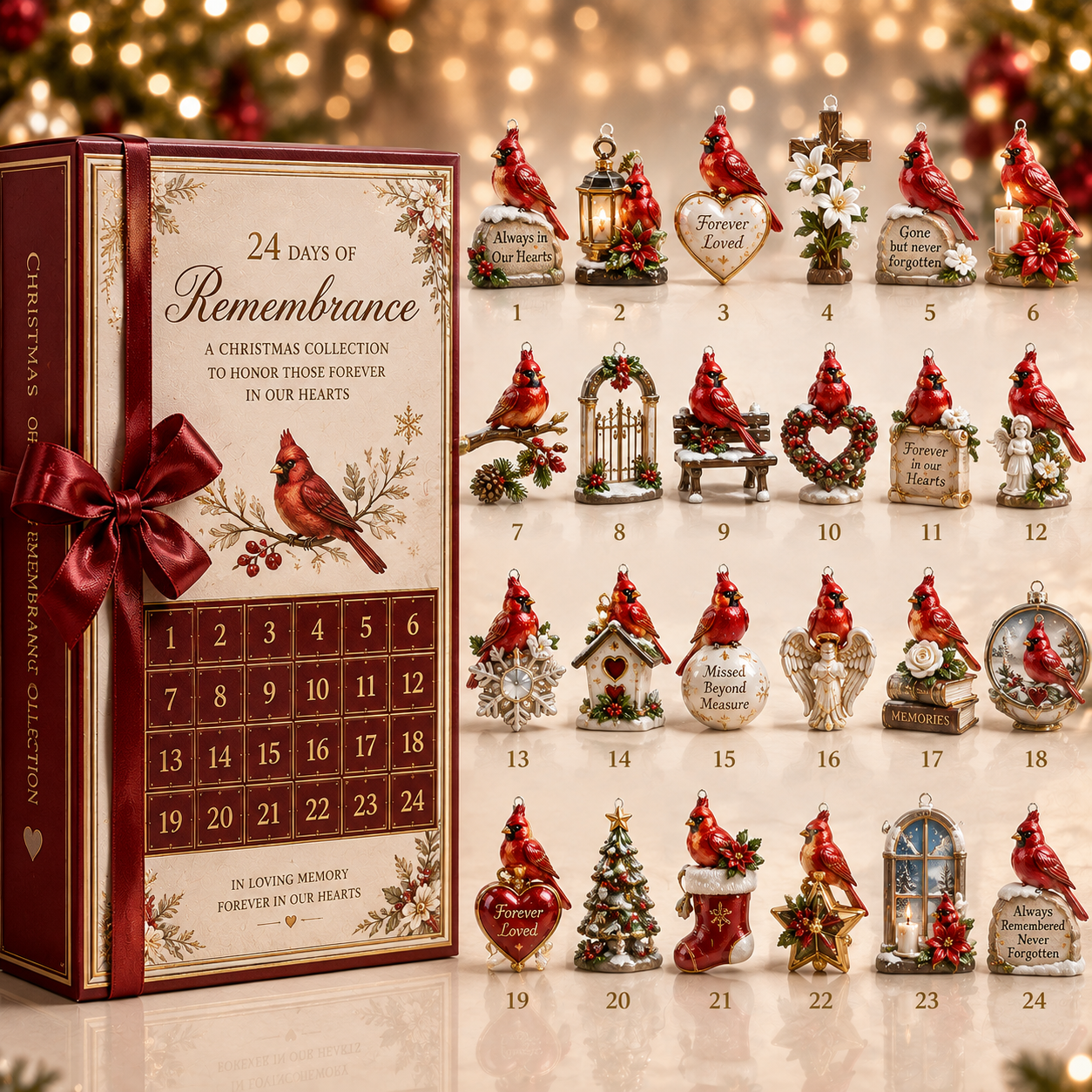 🔥24-Day Christmas Countdown Advent Calendar – Moments to Remember