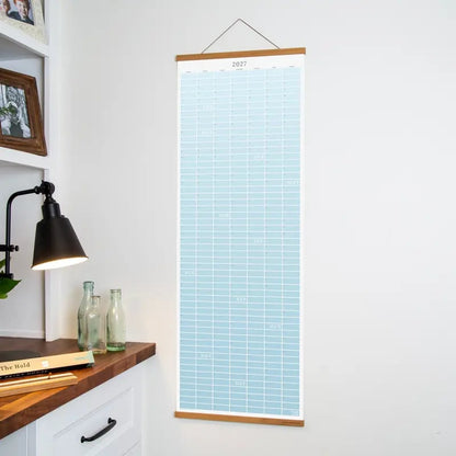🔥 HOT SALE! 🗓️🏡 2027 Cozy Pecan Print Wall Calendar – 12-Month Vertical Planner