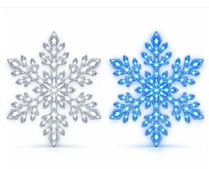 ⏳ Last Day 49% OFF – ❄️ LED Snowflake Wall Lights | 3D Christmas Snowflake Décor with Blue & White Glow, Remote Control & Magical Indoor Holiday Atmosphere ✨