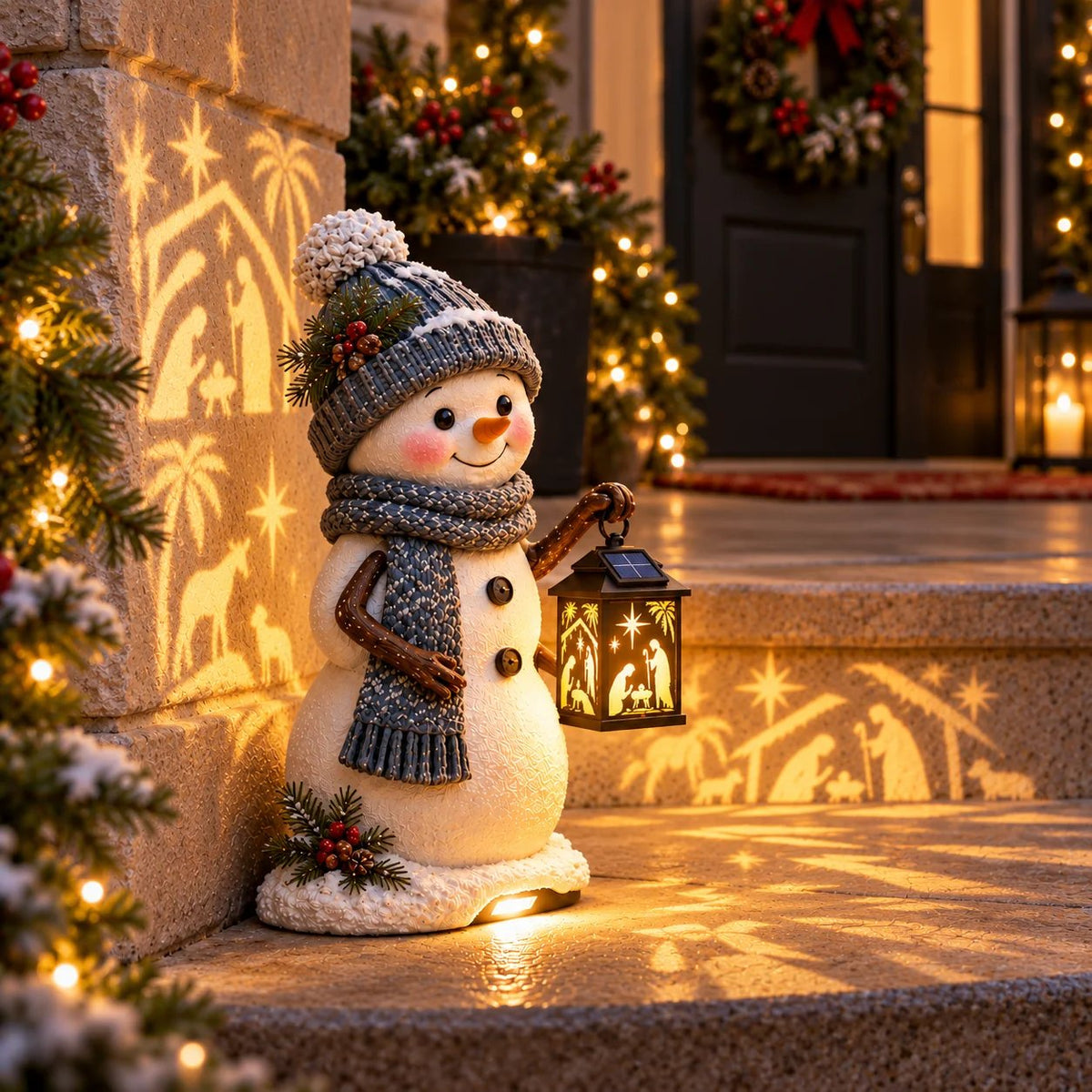 ✨ Solar Christmas Step Lights | 5 Festive Character Styles