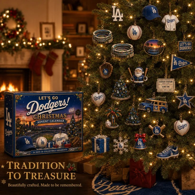 🎄 Let’s Go Dodgers! Baseball Christmas Advent Calendar