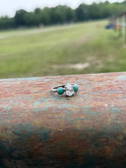 💍 Turquoise Promise Ring – ✨Adjustable Western Inspired Love Ring(📦Buy 2 Free Shipping)
