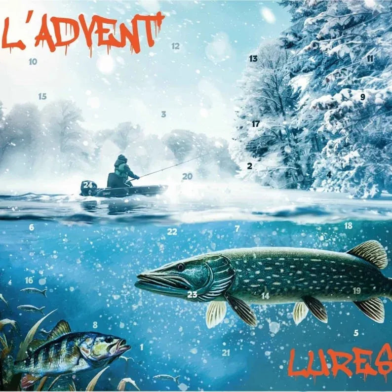 🎣 Angler’s Advent Calendar – 24 Fishing Lure Surprises