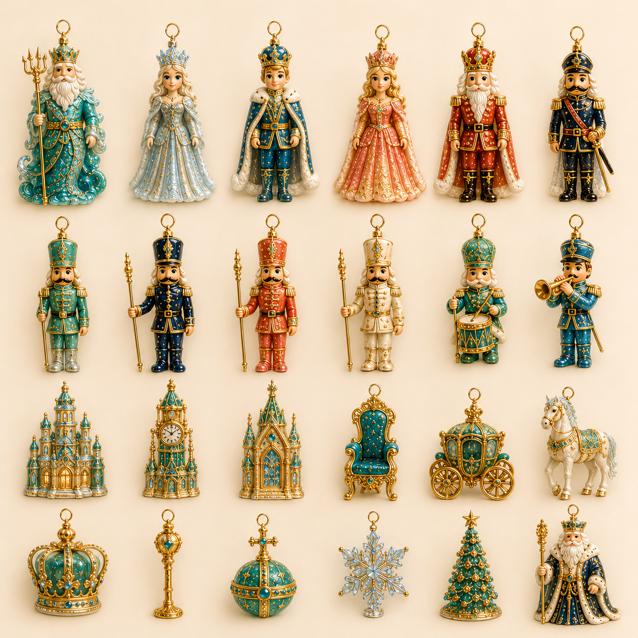 ❤️✨2026 Royal Christmas Palace Luxury Countdown Gift Set