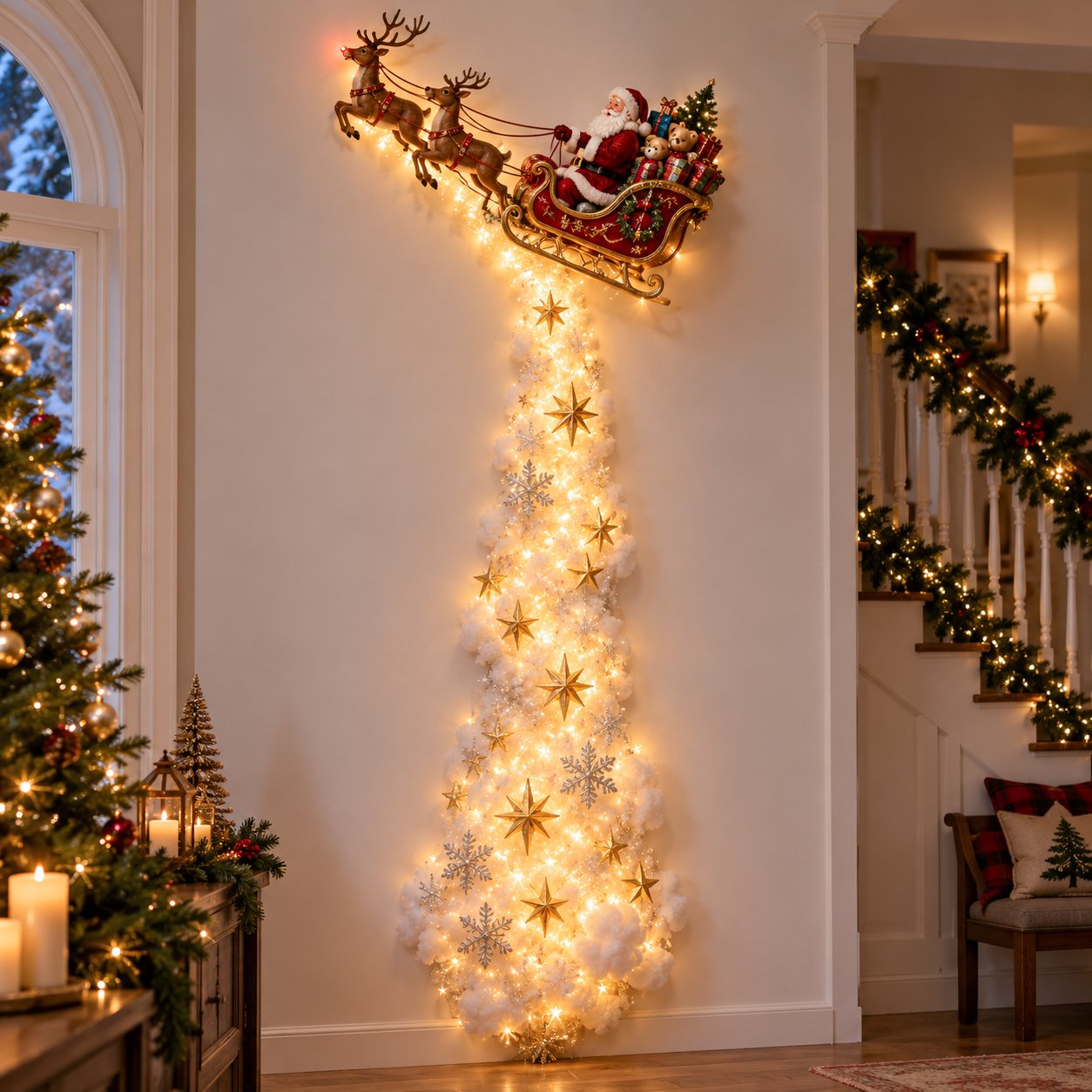 Christmas Magic Trail Wall Light