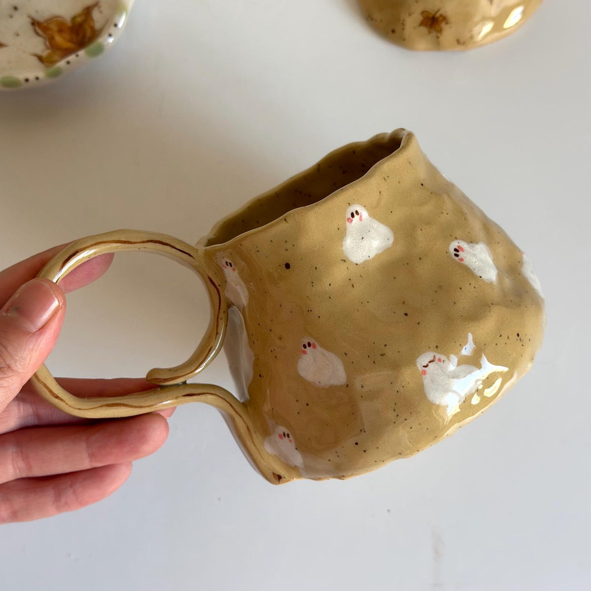 👻 Cozy Spirits Handmade Ceramic Mug