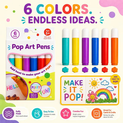 🌈3D Relief Art Pen – Turn Flat Drawings Into Touchable 3D Art