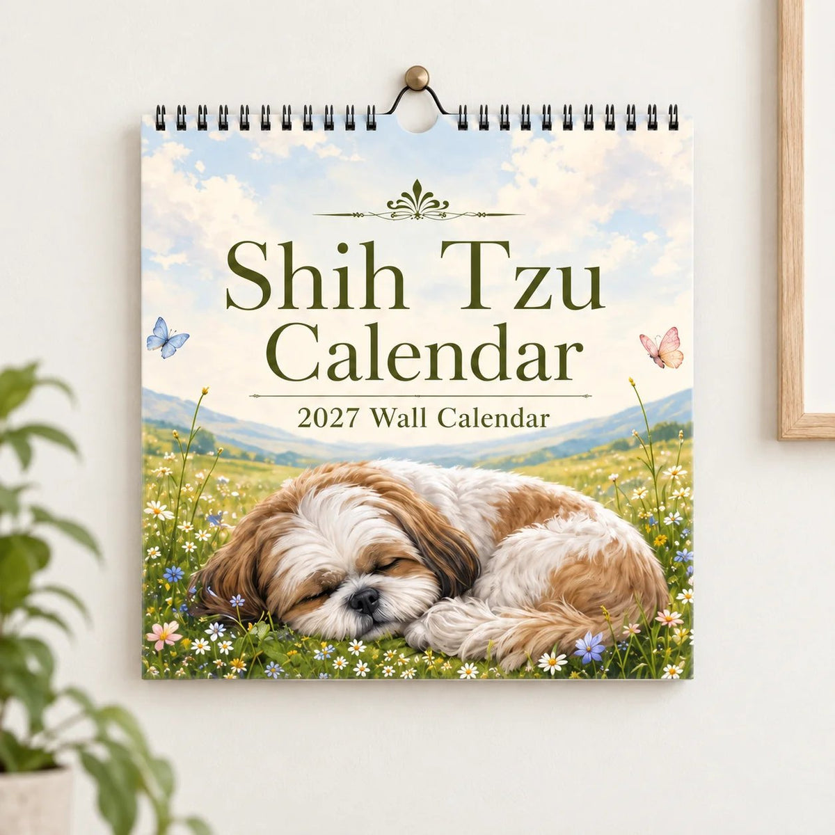 Shih Tzu 2027 Wall Calendar – Beautiful Shih‑Tzu Dog Art Calendar, Perfect Gift for Shih Tzu Lovers