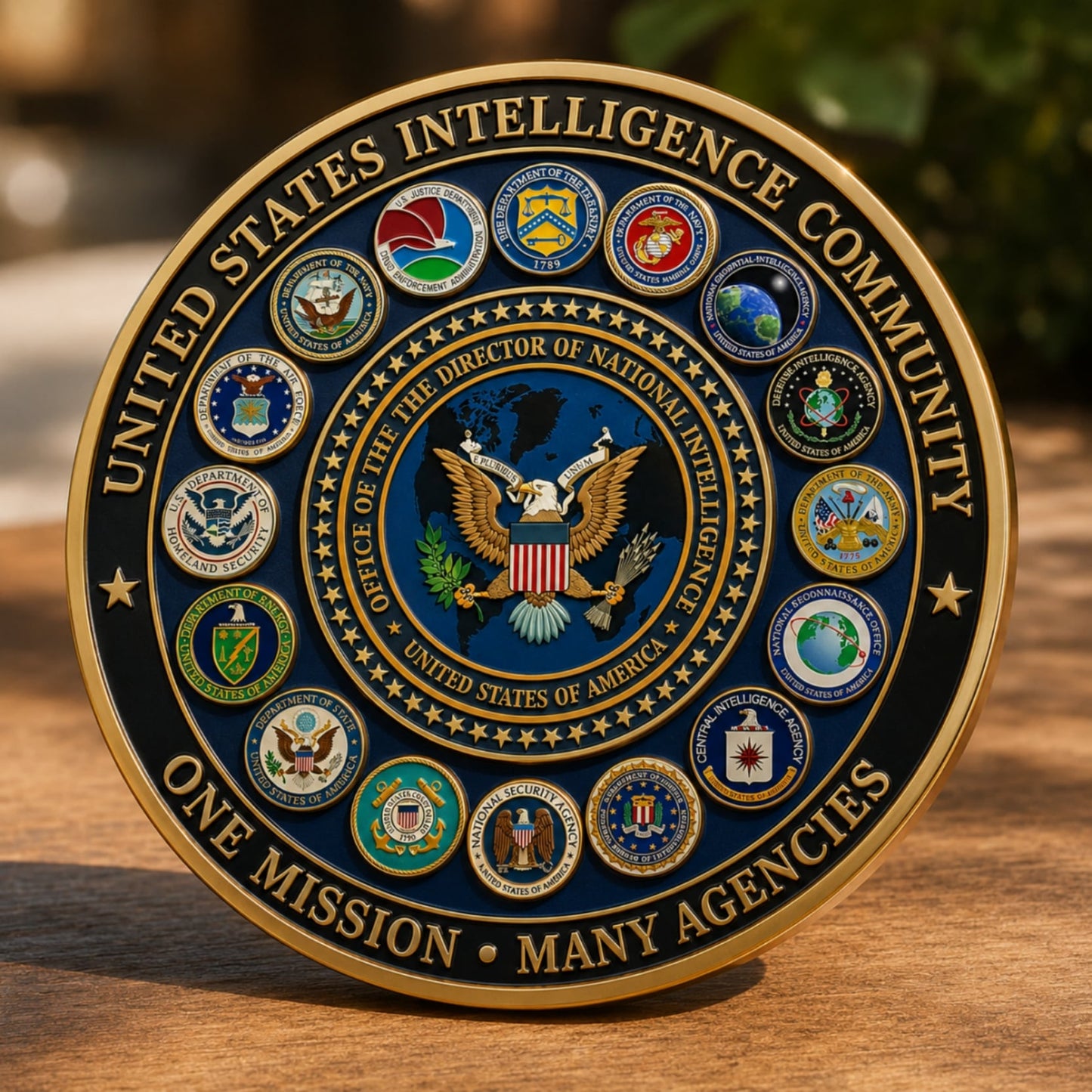 🦅U.S. Intelligence Community Commemorative Coin(Gift box included)