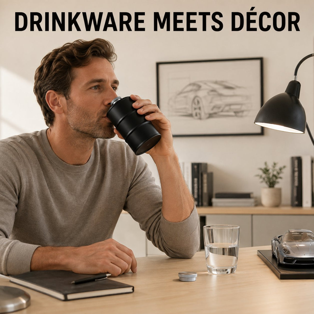 🛢️Novelty Oil‑Drum Shaped Flask | Leak‑Resistant Beverage Vessel for Auto‑Lovers & Man Cave Decor