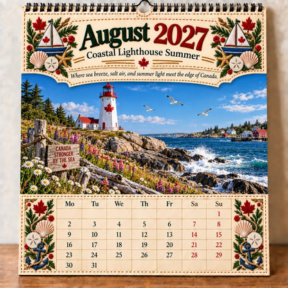 🇨🇦🍁 2027 Canada 160th Anniversary Wall Calendar 🍁🇨🇦
