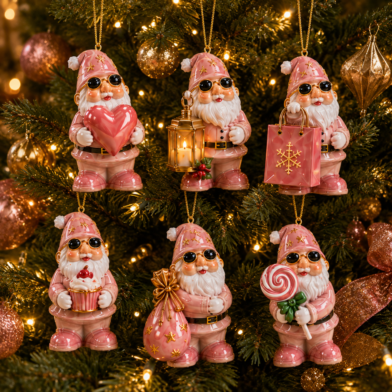 🔥24-Day Christmas Countdown Advent Calendar – Pink Dwarf Series