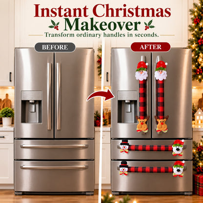 Christmas Refrigerator Handle Covers