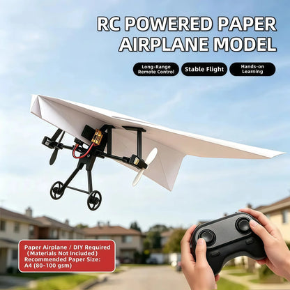 ✈️ RC Paper Airplane Kit – DIY Flying Fun