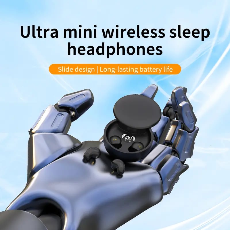 ✨Discreet & Invisible Mini Wireless Earbuds – Ultra-Comfortable for Work & Sleep