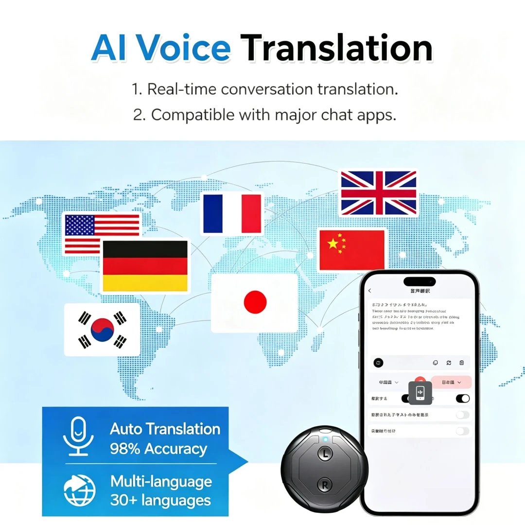 🌎 K18 AI Smart Translator | Portable Voice Travel Assistant