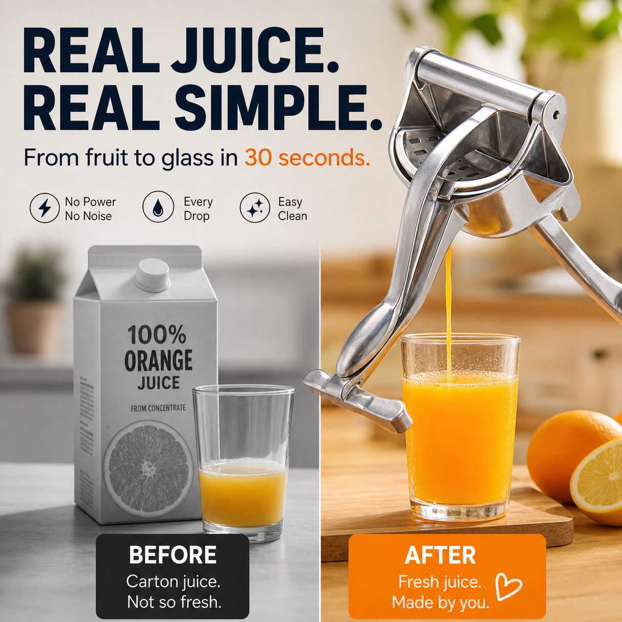 ⚡【Stainless Steel Juicer】— 49% OFF Flash Sale! Blend a “Vitamin Tornado” in 30 Seconds! 🍹🔥