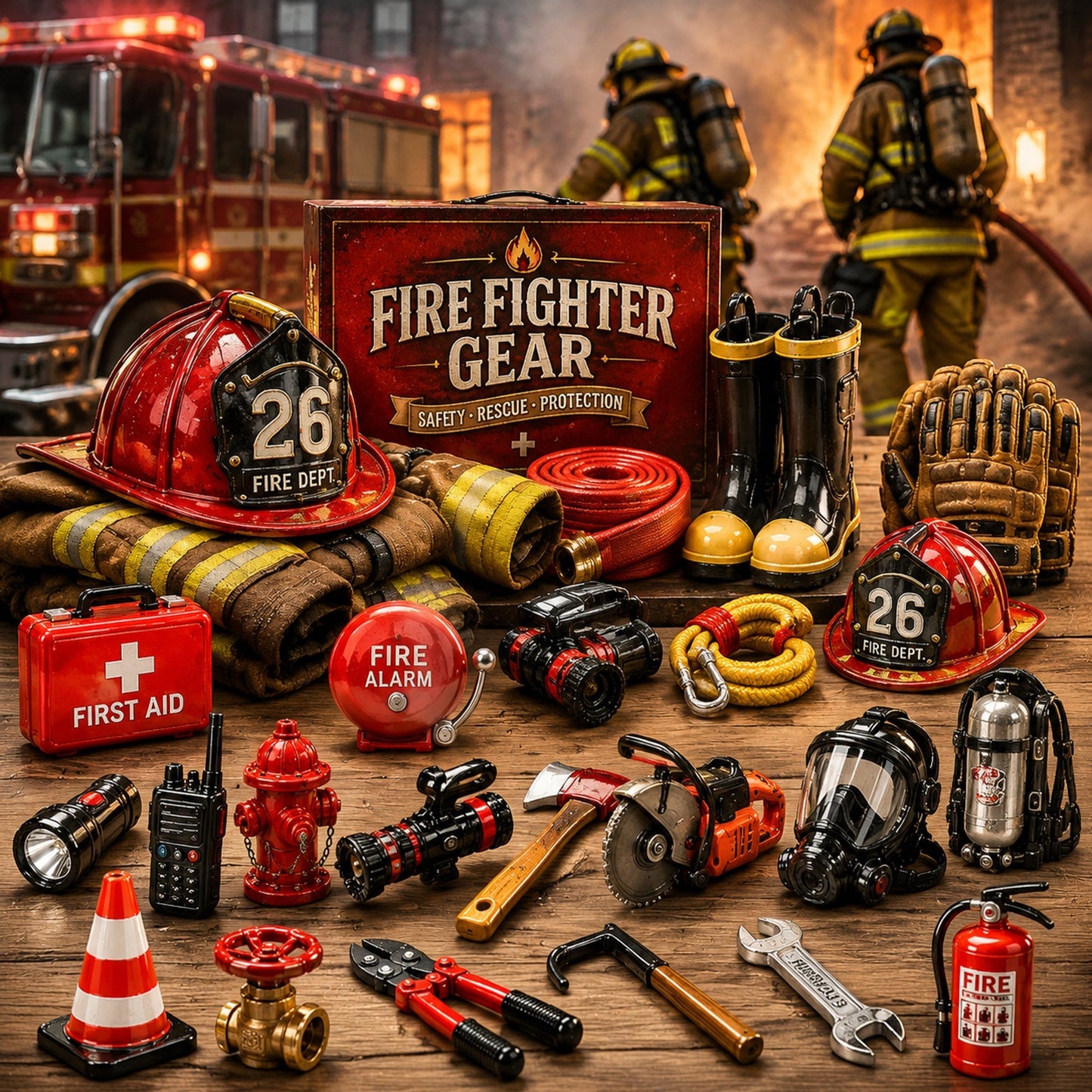 Firefighter Gear Advent Calendar 2026 - 24-Day Festive Countdown