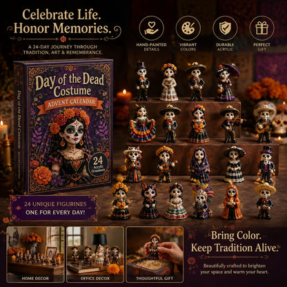Day of the Dead Costume Advent Calendar 2026 – 24 Acrylic Charms