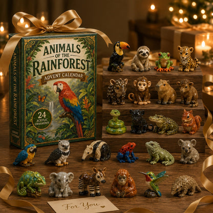 Rainforest Animals Life Advent Calendar 2026 - 24-Day Festive Countdown