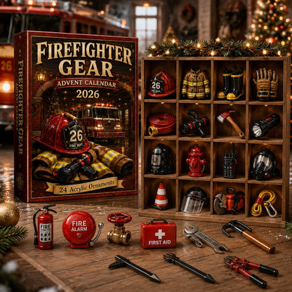 Firefighter Gear Advent Calendar 2026 - 24-Day Festive Countdown