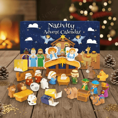 🎄🏆Christmas Hot Sale 50% Off - 2026 Nativity Advent Calendar (25pcs) 💯NONTOXIC & ODORLESS