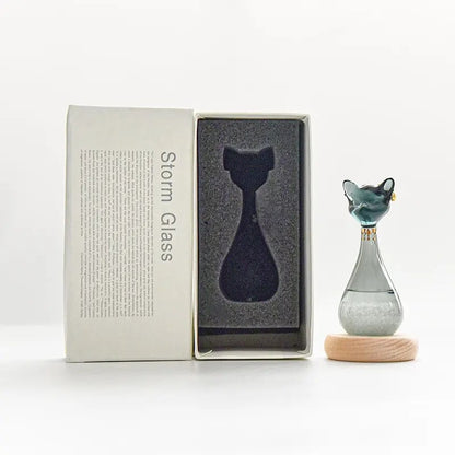 🎉Cat-Shaped Storm Glass Weather Predictor for Home & Office Decor