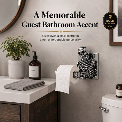 Skeleton Toilet Paper Holder