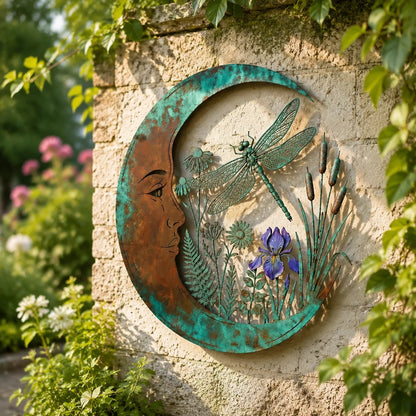🌜Dragonfly Moon Wall Decor