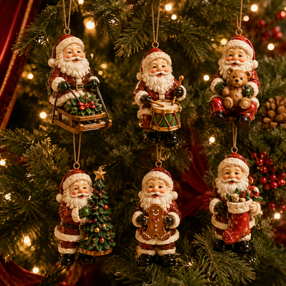 🔥24-Day Christmas Countdown Advent Calendar – Vintage Santa Series