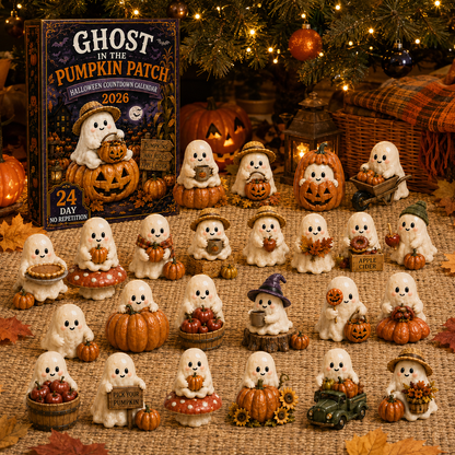 Ghost in the Pumpkin Patch Advent Calendar 2026 – 24 Unique Halloween Ghost Miniatures